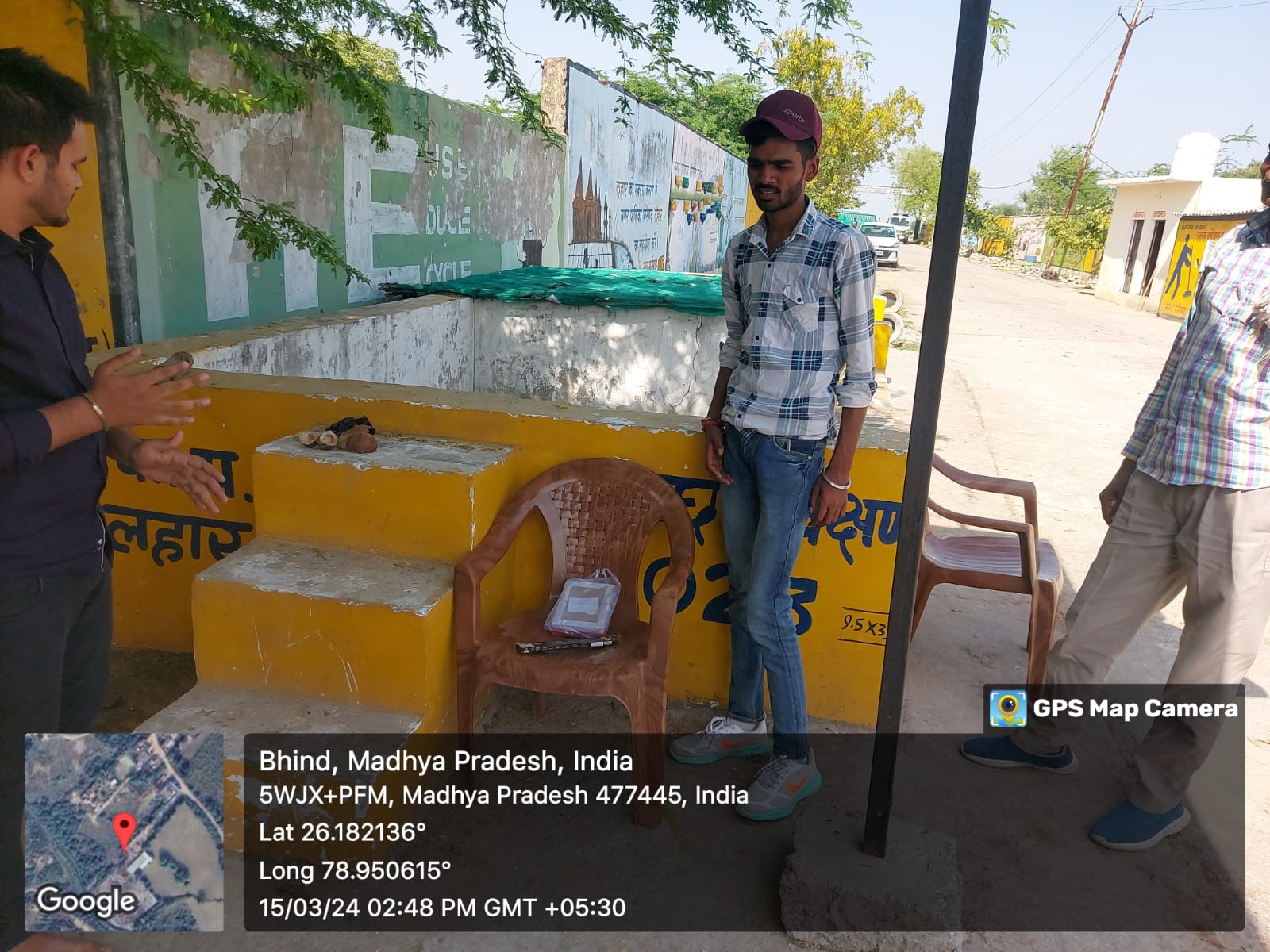   Work at Lahar Bhind Madhya Pradesh