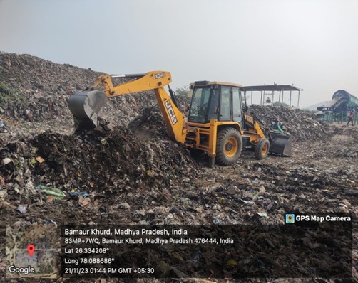   Work at Bamaur Khurd Madhya Pradesh